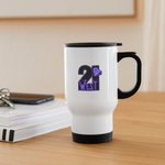 21 West Travel Mug - white