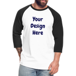 Baseball T-Shirt - white/black