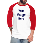 Baseball T-Shirt - white/red