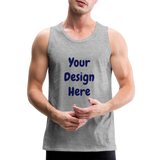 Men’s Premium Tank - heather gray