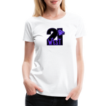 21 West Women’s Premium T-Shirt - white