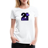 21 West Women’s Premium T-Shirt - white