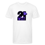 21 West fitted Cotton/Poly T-Shirt by Next Level - white