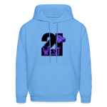 21 West Men's Hoodie - carolina blue