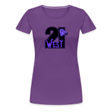 21 West Women’s Premium T-Shirt - purple