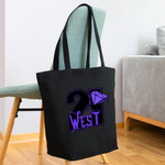 21 West Eco-Friendly Cotton Tote - black