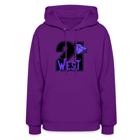 21 West Women's Hoodie - purple