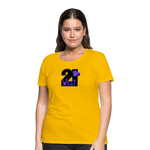 21 West Women’s Premium T-Shirt - sun yellow