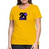 21 West Women’s Premium T-Shirt - sun yellow