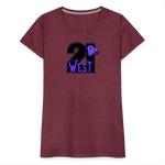 21 West Women’s Premium T-Shirt - heather burgundy