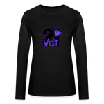 21 West Bella + Canvas Women's Long Sleeve T-Shirt - black