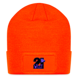 21 West Patch Beanie - neon orange