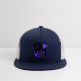 21 West Trucker Hat - navy/white