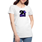 21 West Women’s Premium T-Shirt - white