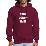 Men's Hoodie - burgundy