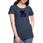 21 West Women’s Premium T-Shirt - heather blue