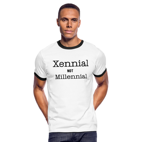 Xennial, not Millennial - white/black