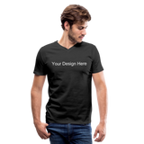 Men's V-Neck T-Shirt - black