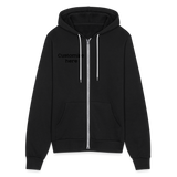 Bella + Canvas Unisex Full Zip Hoodie - black