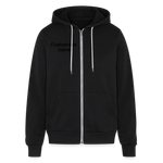 Bella + Canvas Unisex Full Zip Hoodie - black