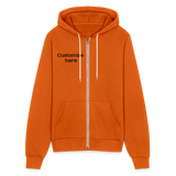 Bella + Canvas Unisex Full Zip Hoodie - autumn