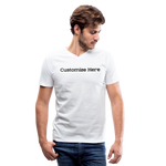 Men's V-Neck T-Shirt - white