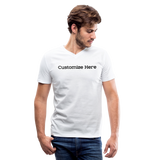 Men's V-Neck T-Shirt - white