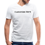 Men's V-Neck T-Shirt - white