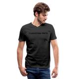 Men's V-Neck T-Shirt - black