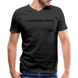 Men's V-Neck T-Shirt - black