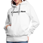 Women’s Premium Hoodie - white