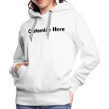 Women’s Premium Hoodie - white