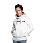 Women’s Premium Hoodie - white