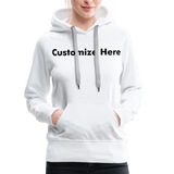 Women’s Premium Hoodie - white