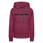 Women’s Premium Hoodie - burgundy