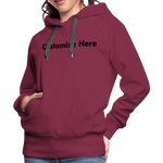 Women’s Premium Hoodie - burgundy