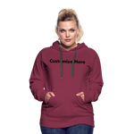 Women’s Premium Hoodie - burgundy