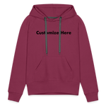 Women’s Premium Hoodie - burgundy