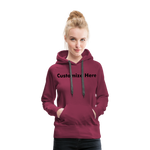 Women’s Premium Hoodie - burgundy