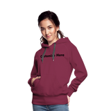 Women’s Premium Hoodie - burgundy