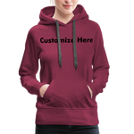 Women’s Premium Hoodie - burgundy