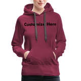 Women’s Premium Hoodie - burgundy