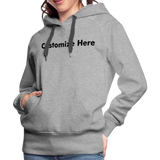 Women’s Premium Hoodie - heather grey