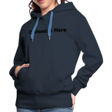 Women’s Premium Hoodie - navy