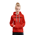 Women’s Premium Hoodie - red