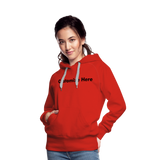 Women’s Premium Hoodie - red