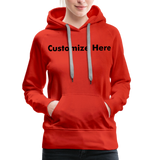 Women’s Premium Hoodie - red