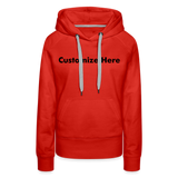 Women’s Premium Hoodie - red