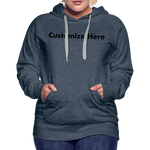 Women’s Premium Hoodie - heather denim