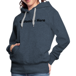 Women’s Premium Hoodie - heather denim